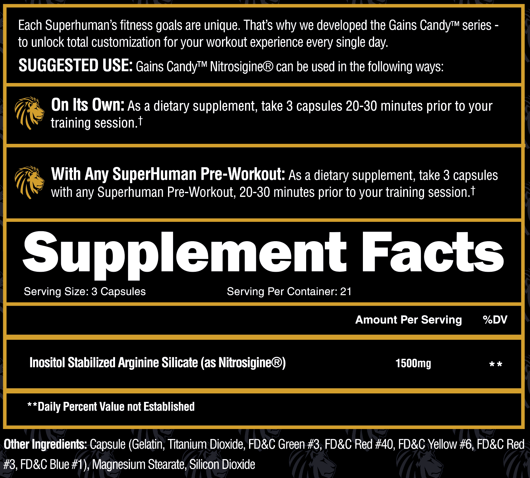 Supplement Fact