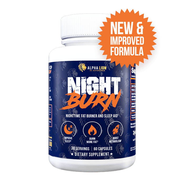 NIGHT BURN † - Nighttime fat burner + Sleep Aid – Alpha Lion