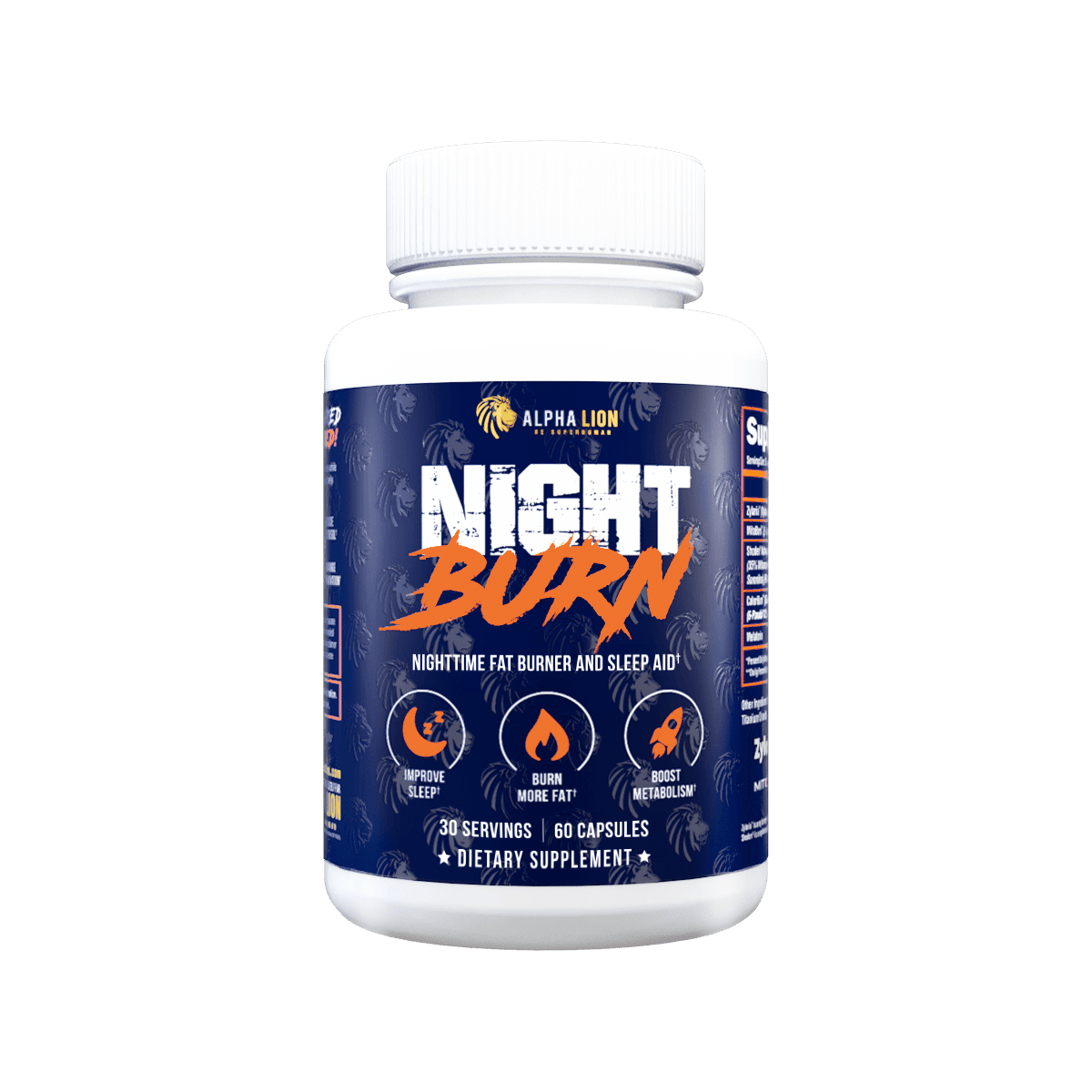 NIGHT BURN - Nighttime Fat Burner - Alpha Lion