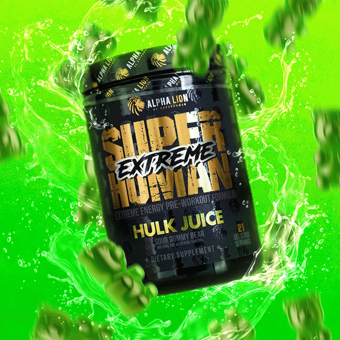 SUPERHUMAN® EXTREME - Extreme Energy Pre-Workout Formula - 13 Alphalion