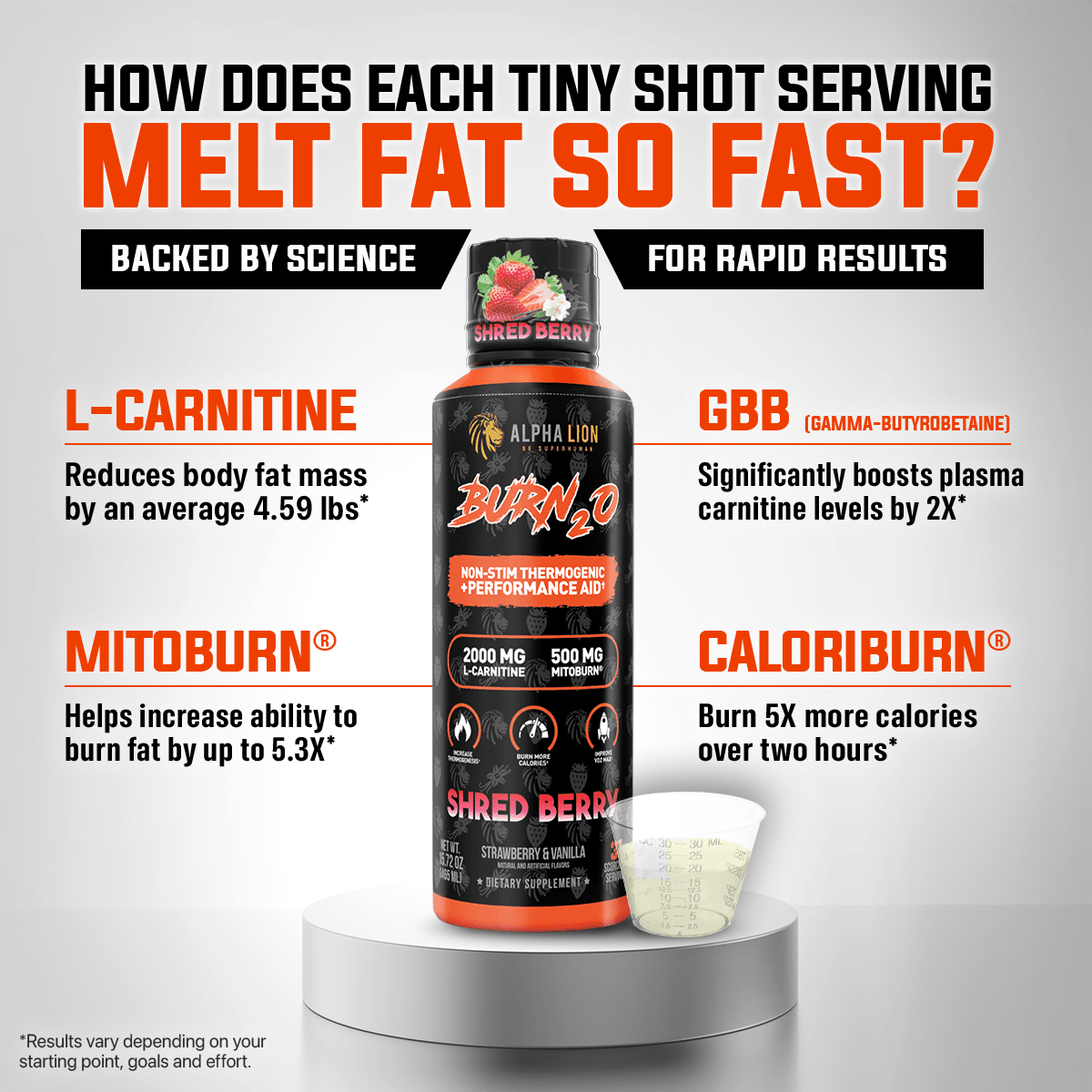l carnitine burn 2.0 BURN2O -Thermogenic and Performance Aid, Burn more calories without extra work.† – Alpha Lion l carnitine burn 2.0 BURN2O -Thermogenic and Performance Aid, Burn more calories without extra work.† – Alpha Lion