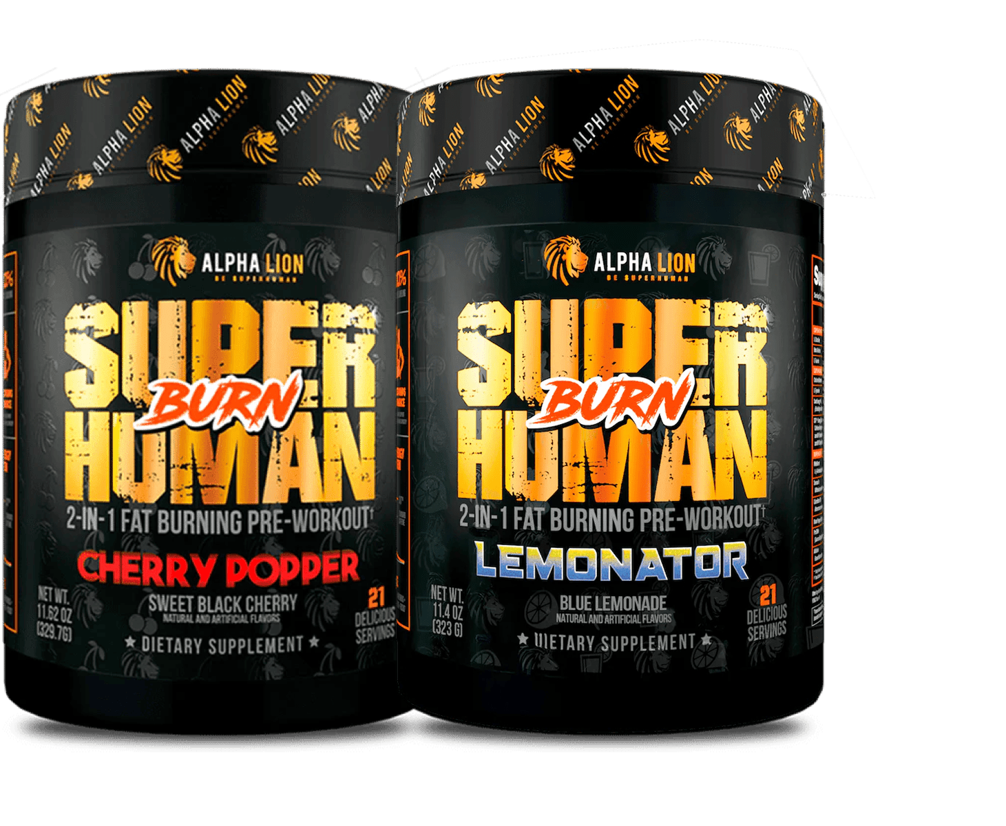 SUPERHUMAN® BURN - 2 in 1 Fat Burning Pre-Workout† ... - 19 Alphalion