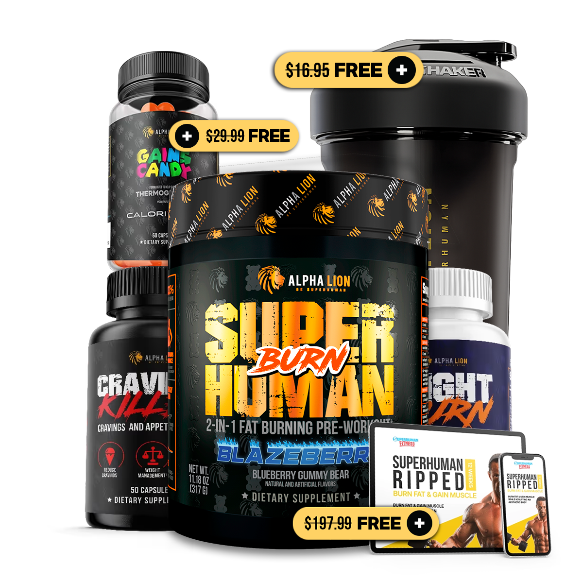 DAD BOD DESTROYER STACK - 6 Alphalion