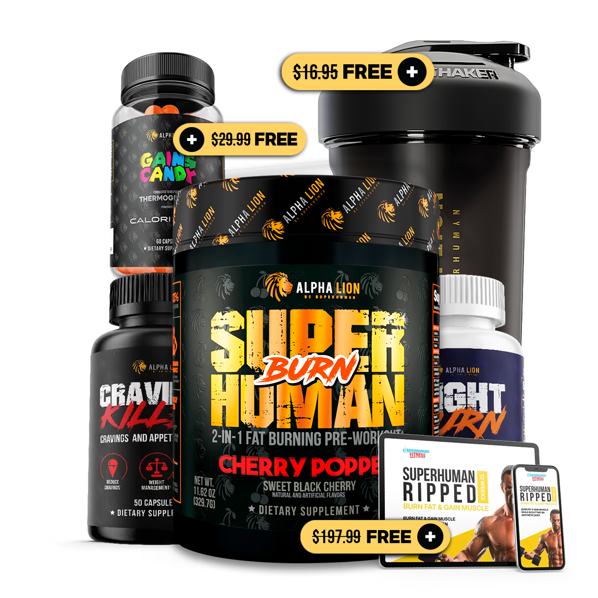 DAD BOD DESTROYER STACK - 5 Alphalion