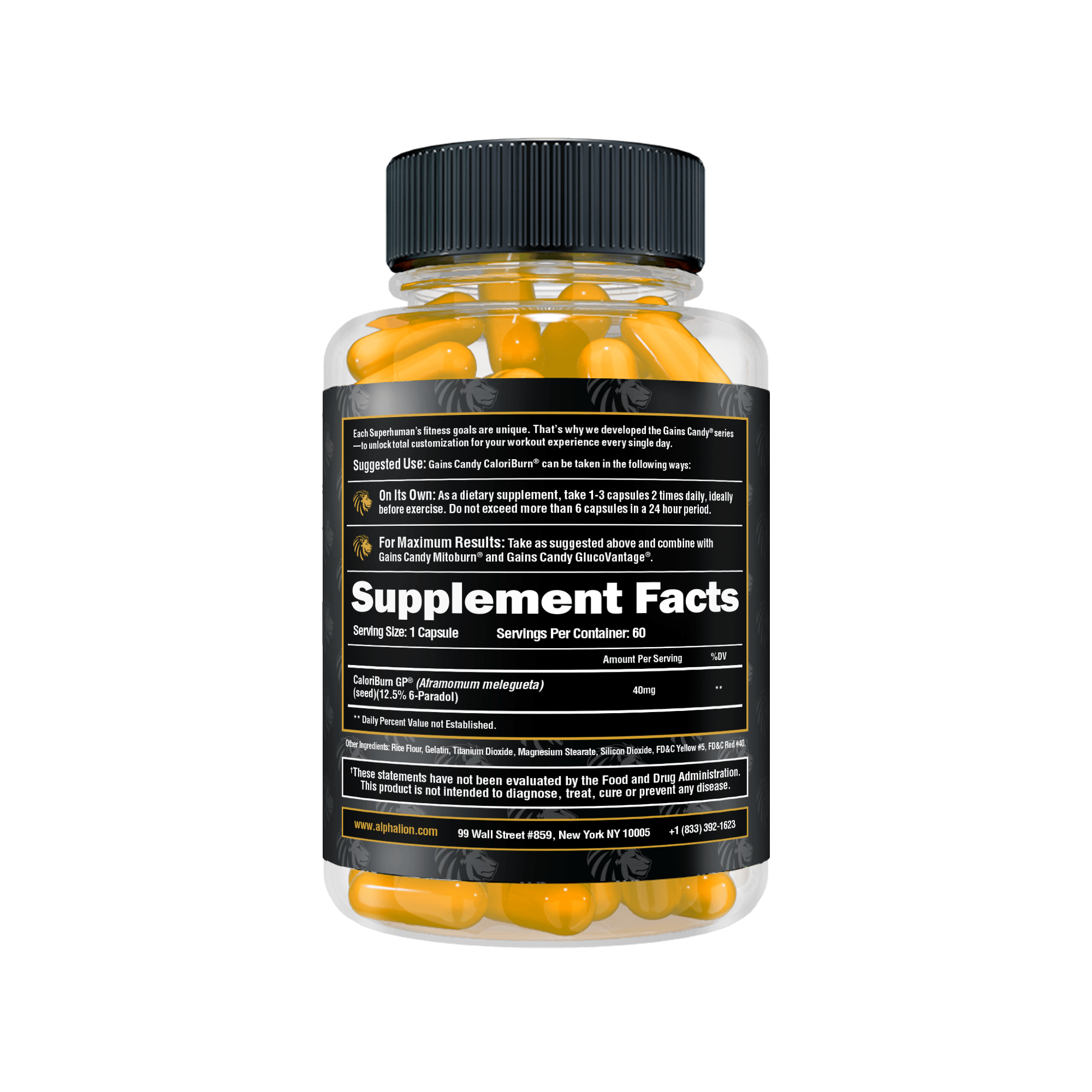 GAINS CANDY™ GLUCOVANTAGE®  - Insulin Mimicker For Fat Loss & Muscle Building - 3 Alphalion