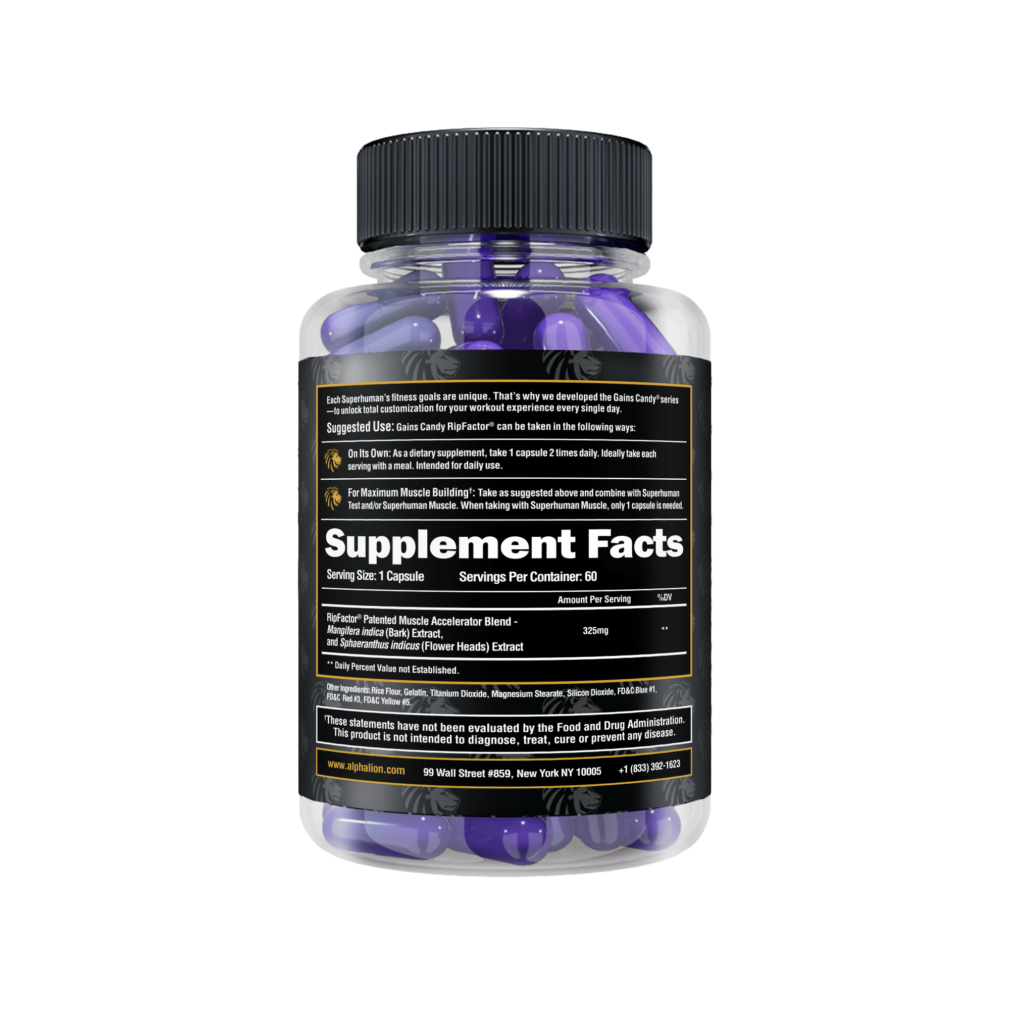 GAINS CANDY™ S7®  - Pump & Performance - 2 Alphalion