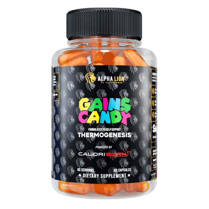 GAINS CANDY™ CALORIBURN®  - Burn More Calories† - Alpha Lion