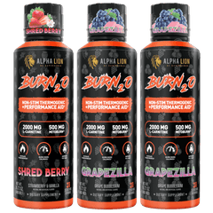 BURN2O CAD.. 3x Pack Shred Berry / Grapezilla / Grapezilla - Alpha Lion