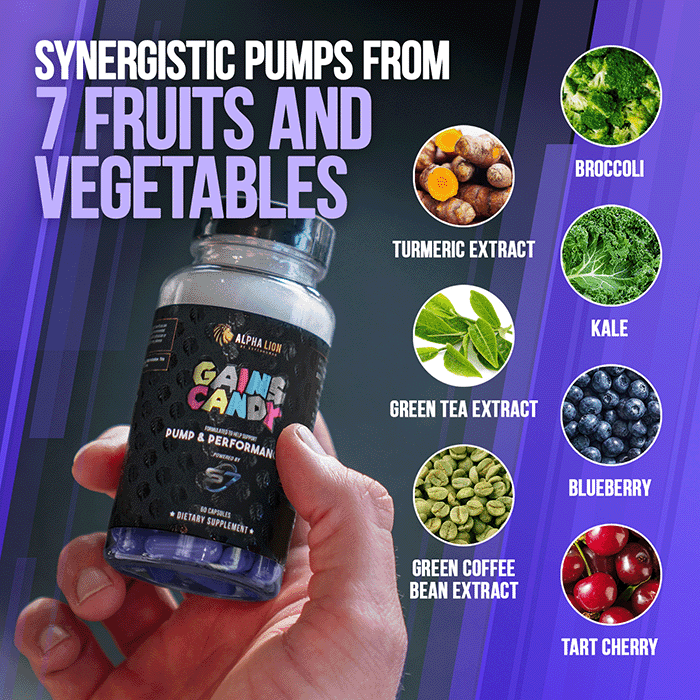GAINS CANDY™ S7®  - Pump & Performance - 6 Alphalion