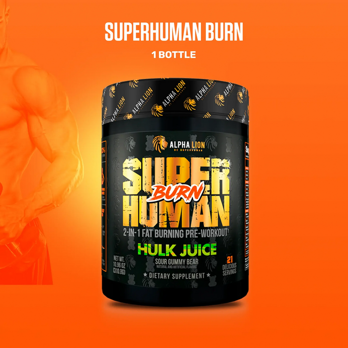 Superhuman Burn Special Offer 1 Month - Alpha Lion