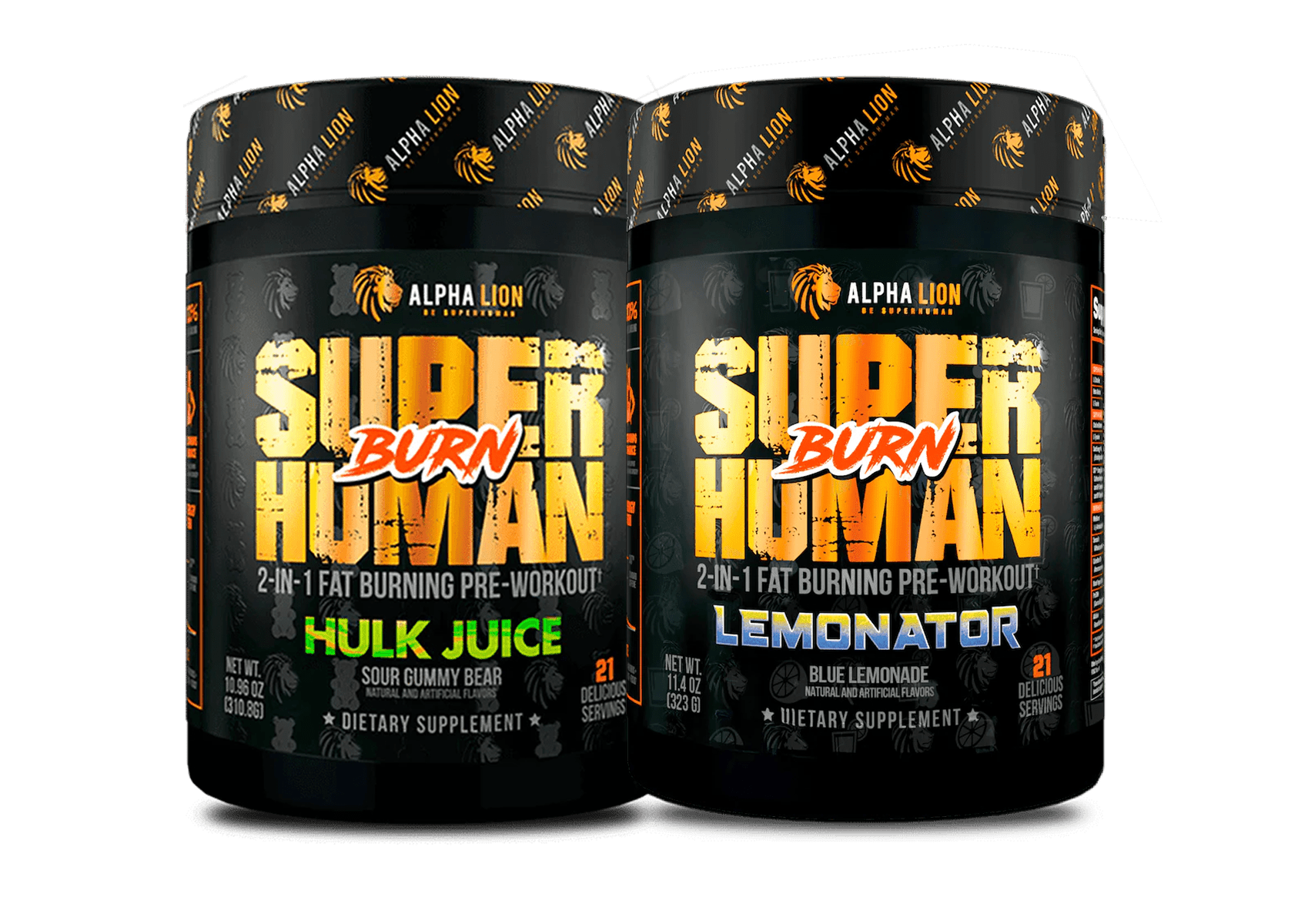 SUPERHUMAN® BURN - 2 in 1 Fat Burning Pre-Workout† ... - 17 Alphalion