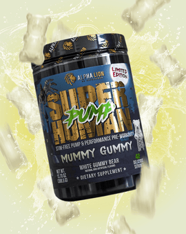Superhuman Pump Limited Edition Mummy Gummy MUMMY GUMMY (White Gummy Bear) - Alpha Lion
