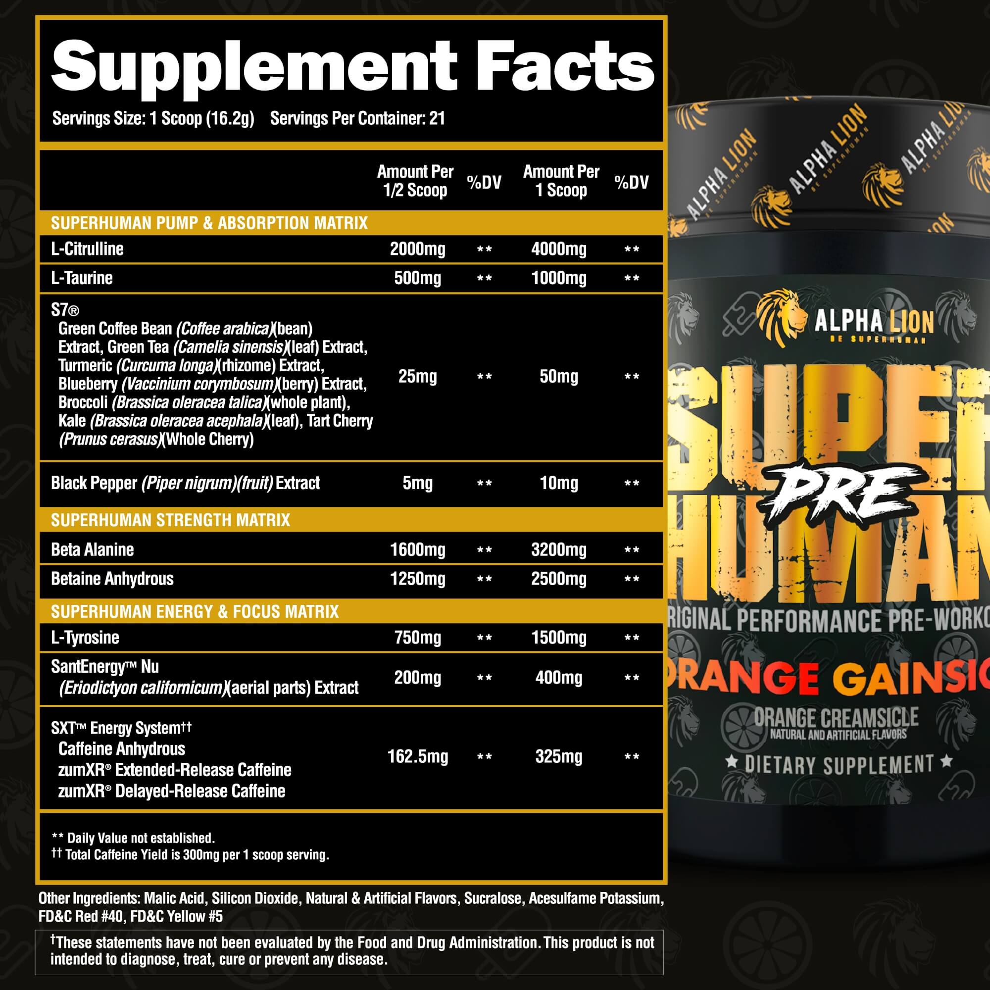 Supplement Fact