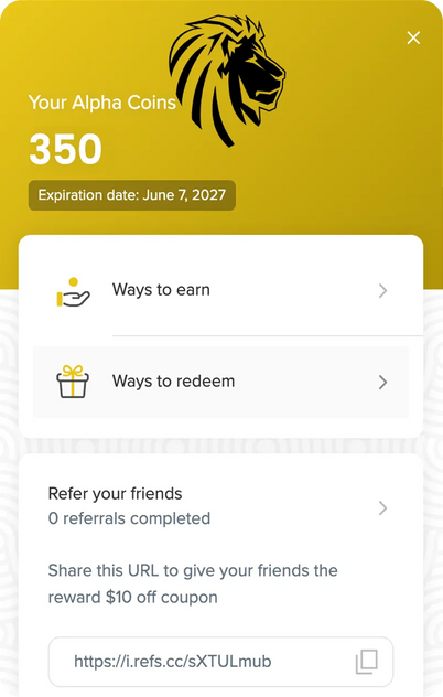 Click ‘Ways to Redeem’
