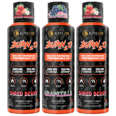 BURN2O CAD.. 3x Pack Shred Berry / Shred Berry / Grapezilla - Alpha Lion