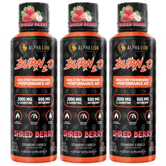 BURN2O 3x Pack Shred Berry / Shred Berry / Shred Berry - Alpha Lion