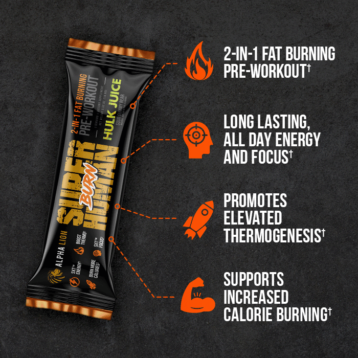 SUPERHUMAN® BURN SAMPLE - 2 in 1 Fat Burning Pre-Workout† 5