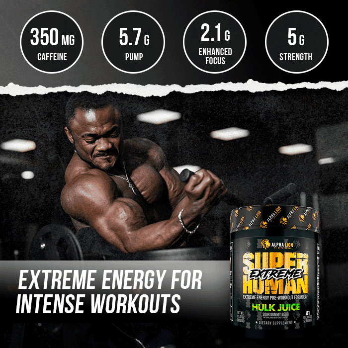SUPERHUMAN® EXTREME - Extreme Energy Pre-Workout Formula 4
