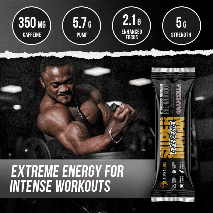SUPERHUMAN® EXTREME SAMPLE - Extreme Energy for Intense Workouts† - 7 Alphalion
