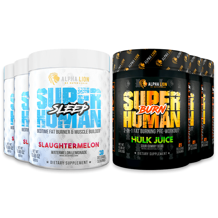 SUPERHUMAN FAT LOSS STACK - SuperHuman Burn + SuperHuman Sleep 5