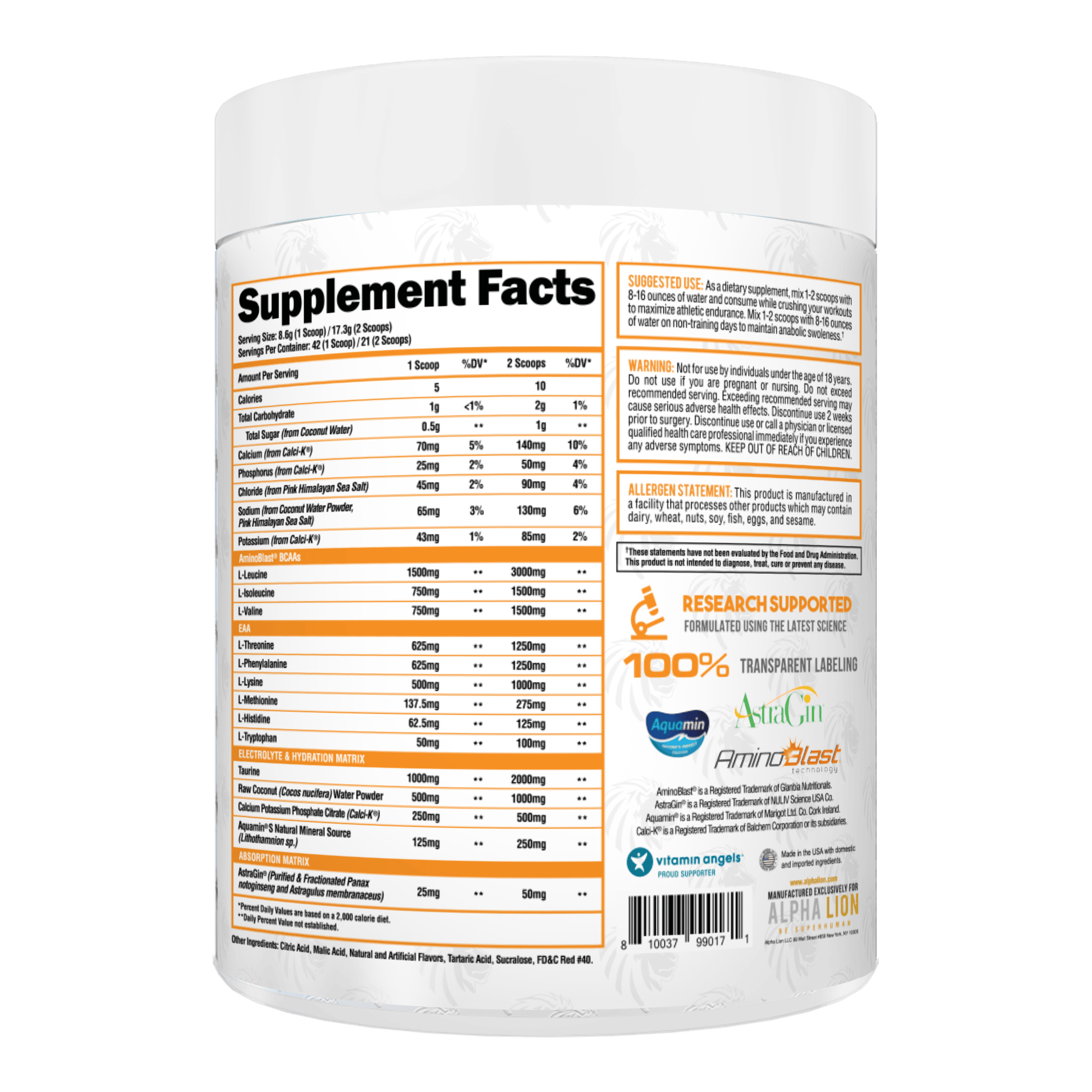 SUPERHUMAN INTRA - BCAA/EAA Formula 4