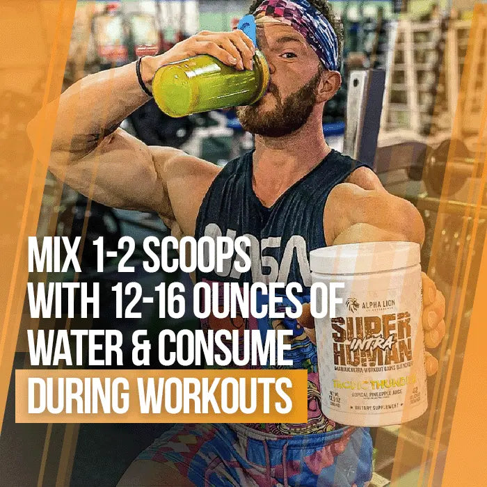 SUPERHUMAN INTRA - BCAA/EAA Formula - 6 Alphalion