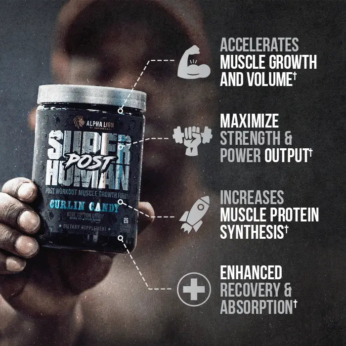 SUPERHUMAN® POST - Post Workout Muscle Builder..† - 8 Alphalion