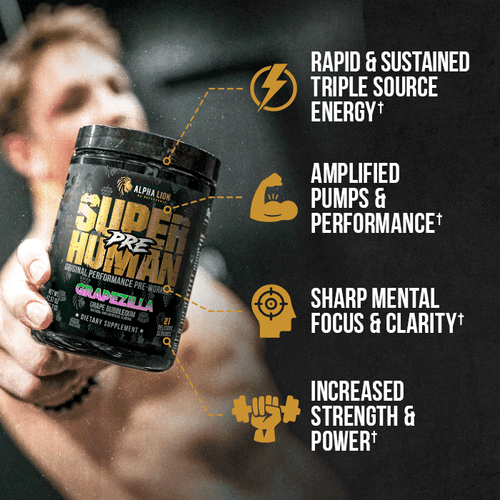 Alpha Lion Superhuman Pre-Workout - Sour Gummy Bear