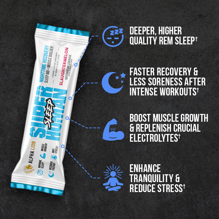 SUPERHUMAN SLEEP SAMPLE - PM Sleep Aid and Fat Burner† - 6 Alphalion