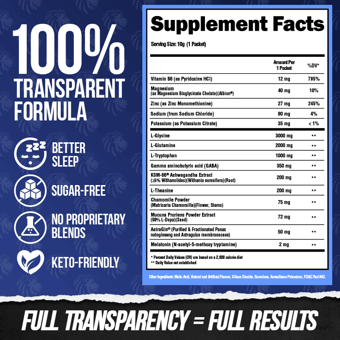 SUPERHUMAN SLEEP SAMPLE - PM Sleep Aid and Fat Burner† - 5 Alphalion