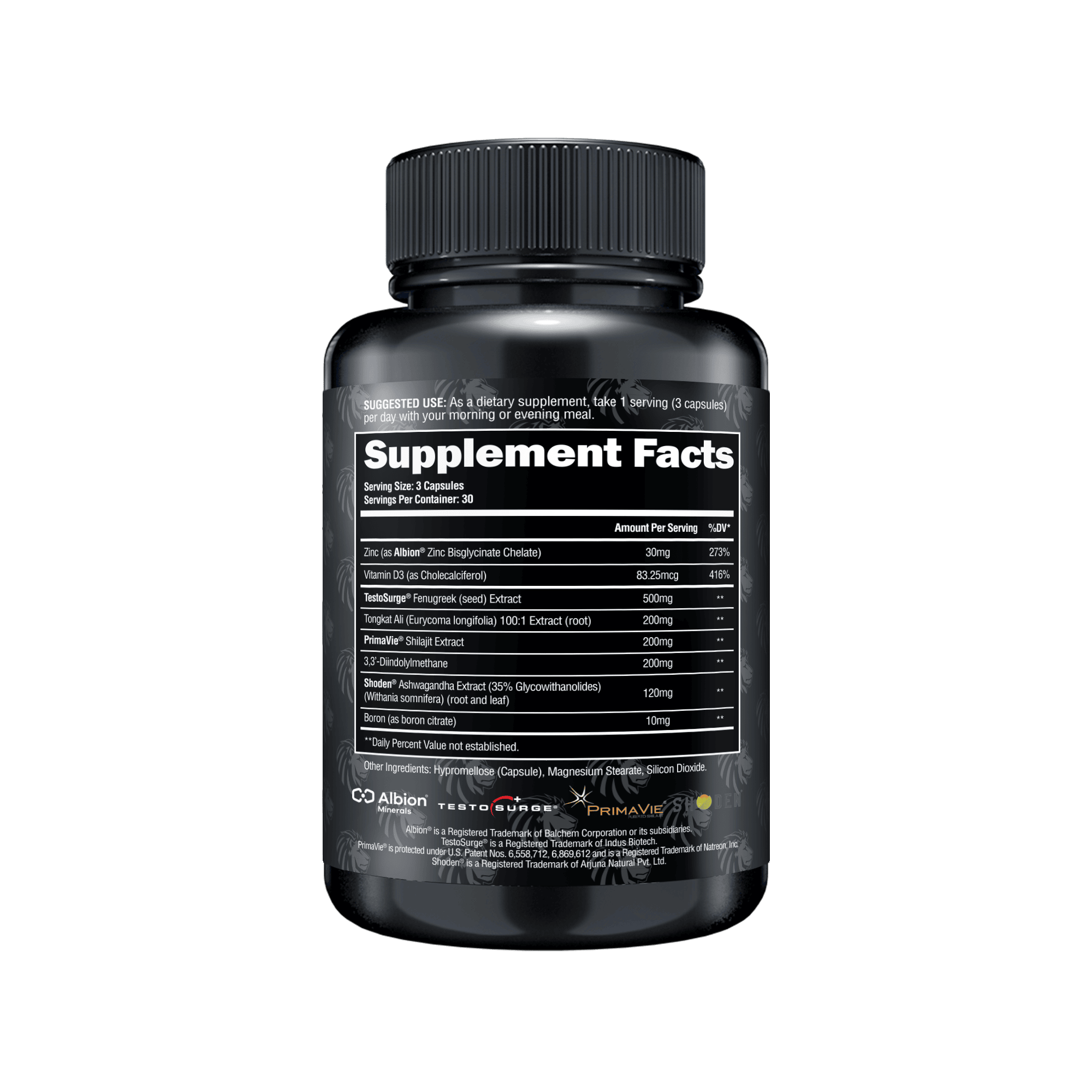 SUPERHUMAN® TEST - Natural Male Hormone Optimization - 2 Alphalion