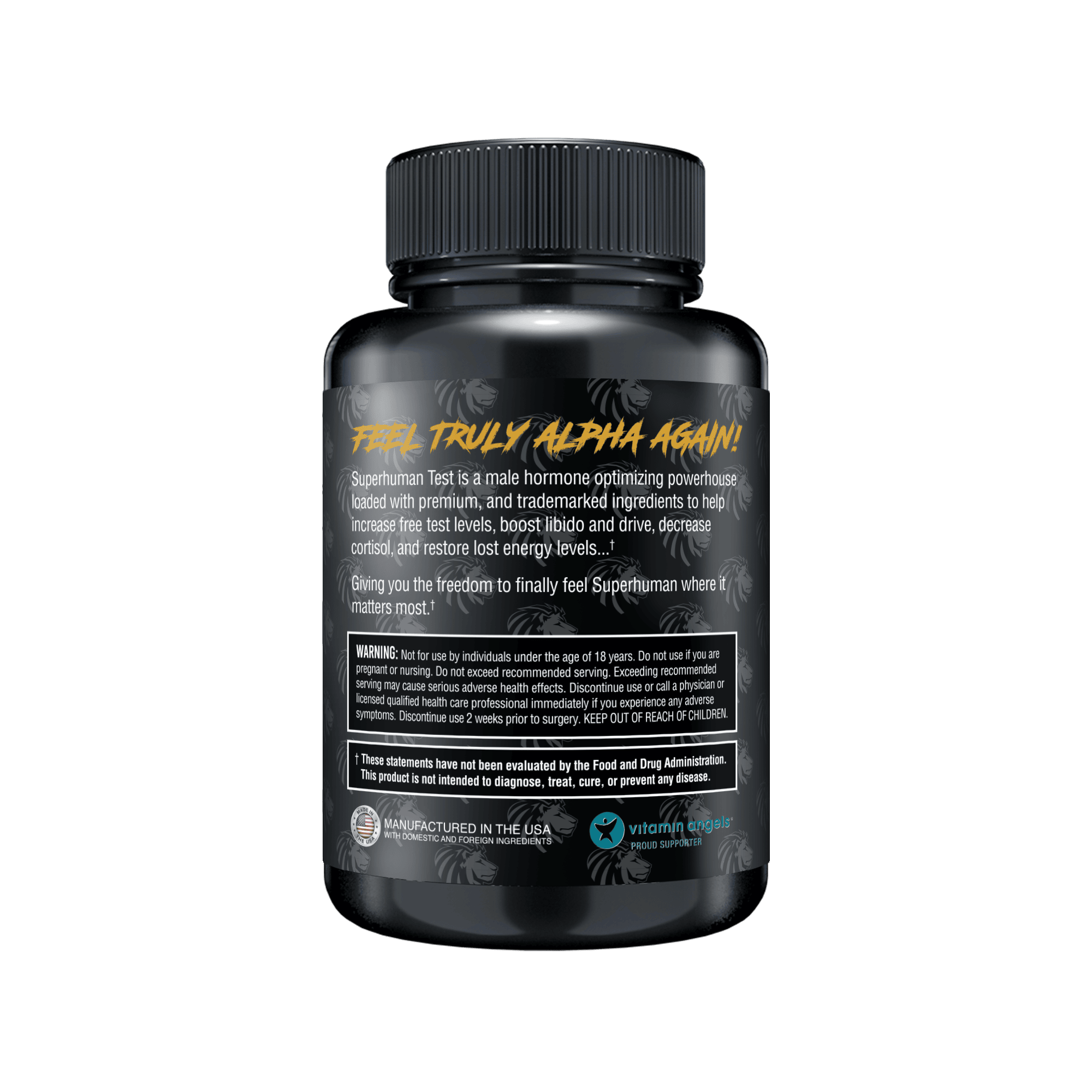 SUPERHUMAN® TEST - Natural Male Hormone Optimization 3