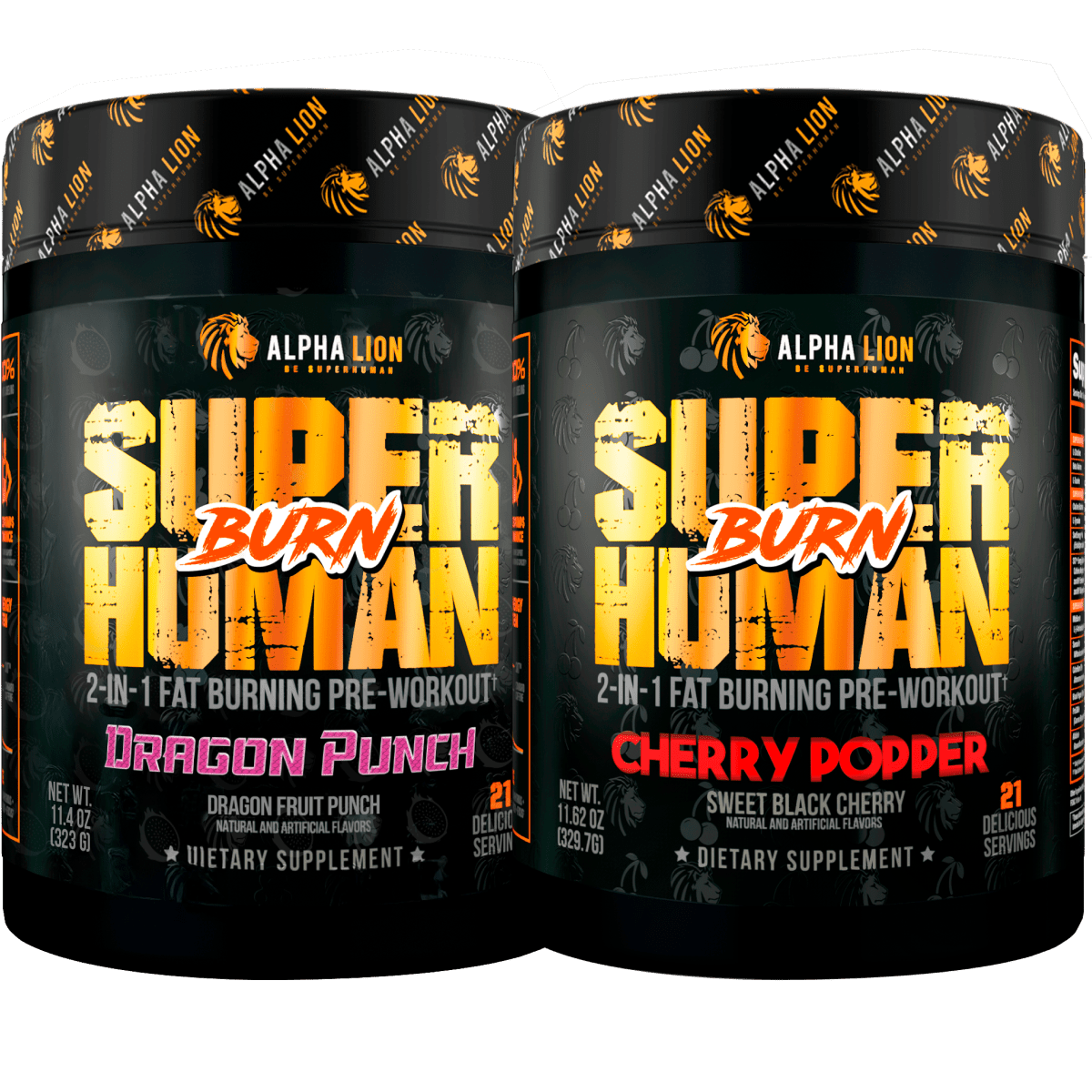 SUPERHUMAN® BURN - 2 in 1 Fat Burning Pre-Workout† ... - 25 Alphalion
