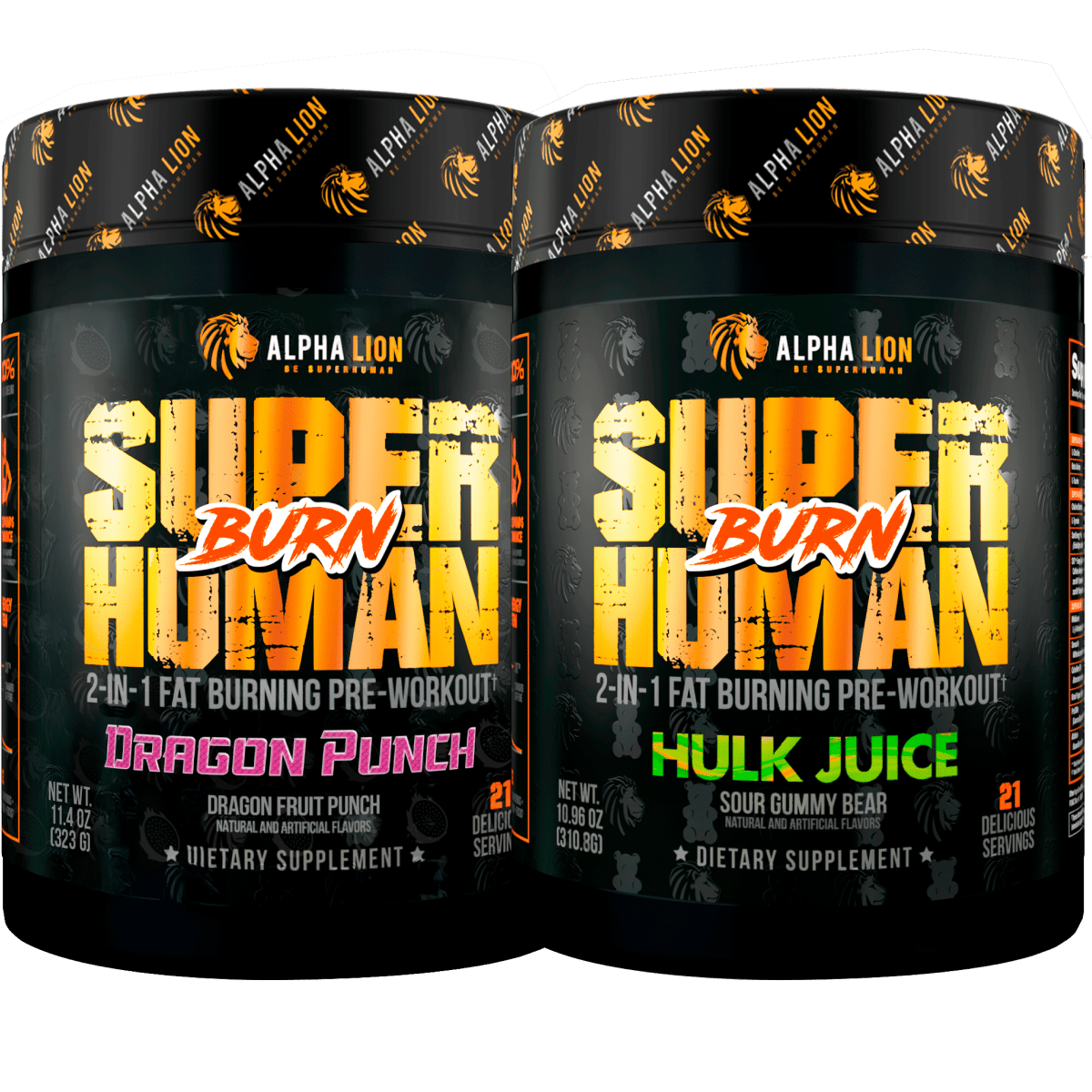 SUPERHUMAN® BURN - 2 in 1 Fat Burning Pre-Workout† ... - 23 Alphalion
