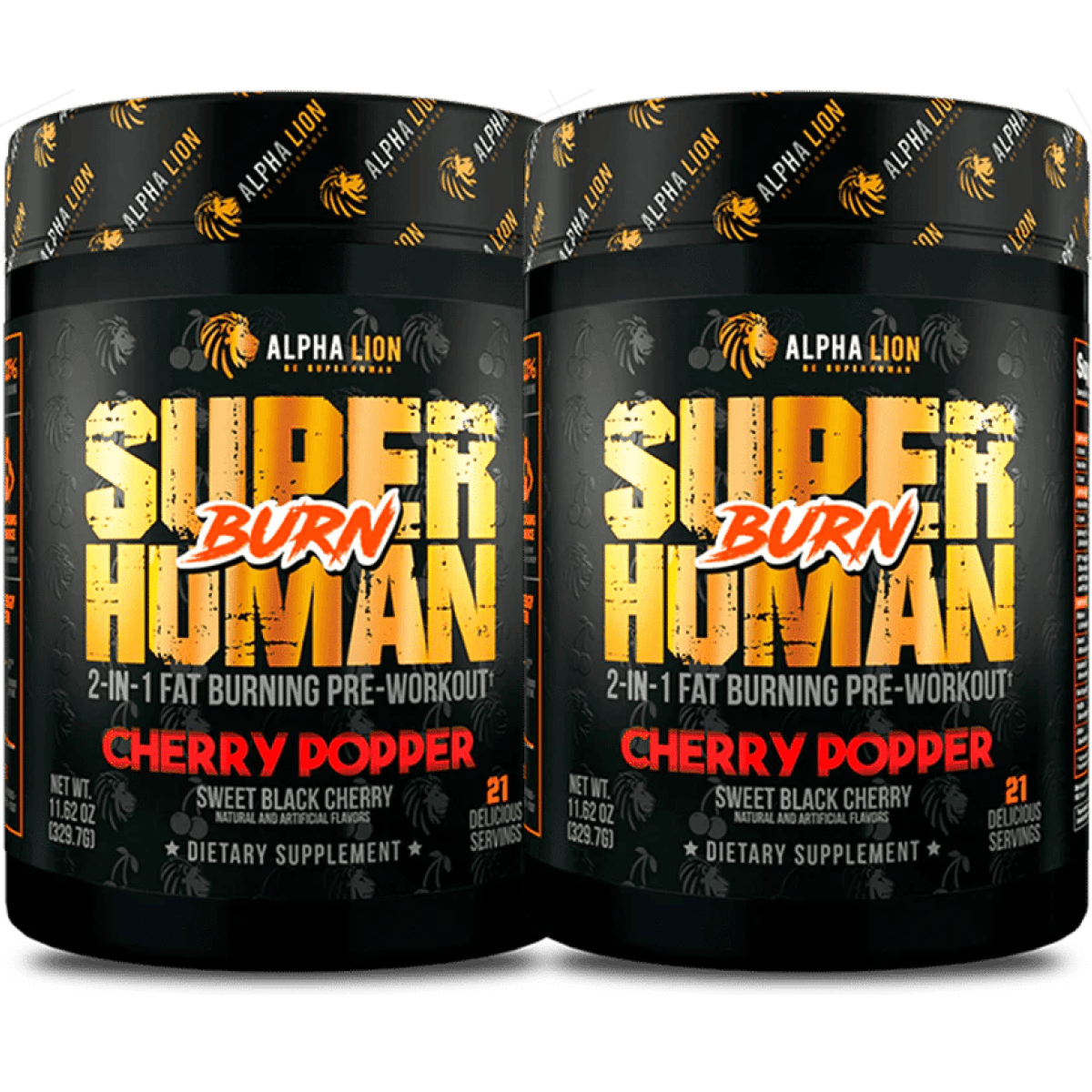 SUPERHUMAN® BURN - 2 in 1 Fat Burning Pre-Workout† ... - 12 Alphalion