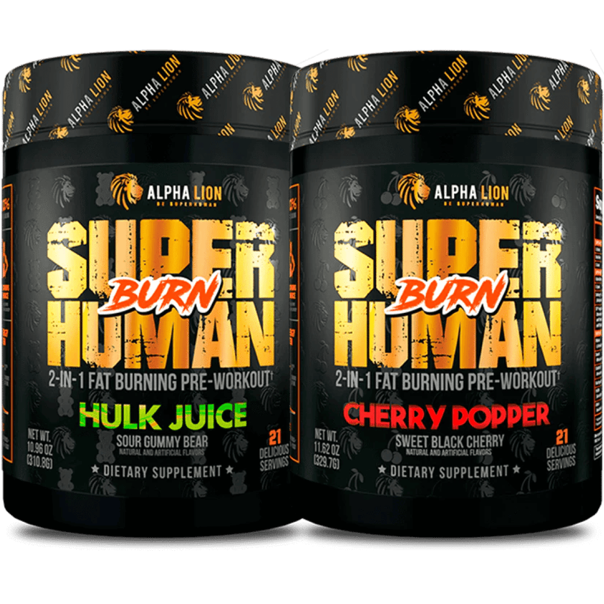 SUPERHUMAN® BURN - 2 in 1 Fat Burning Pre-Workout† ... - 16 Alphalion
