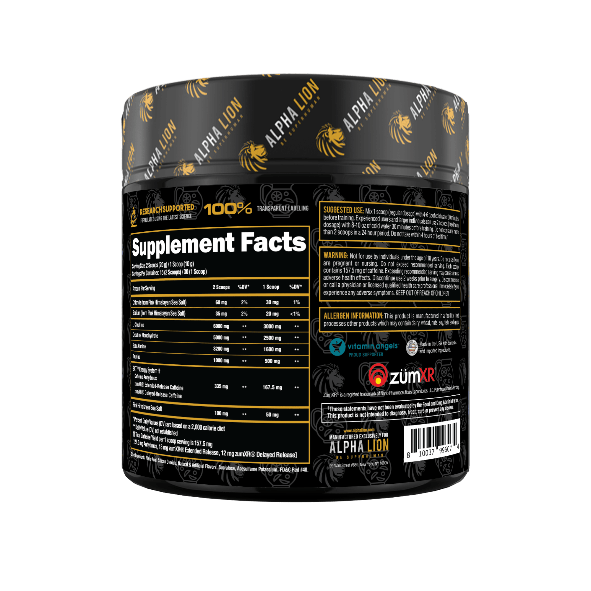SUPERHUMAN® CORE - PRE-WORKOUT PERFORMANCE ESSENTIALS - 4 Alphalion