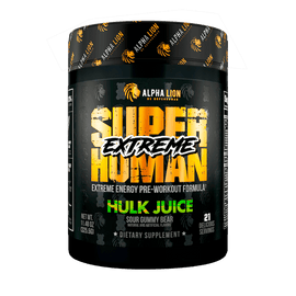 SUPERHUMAN® EXTREME - Extreme Energy Pre-Workout Formula  - Alpha Lion