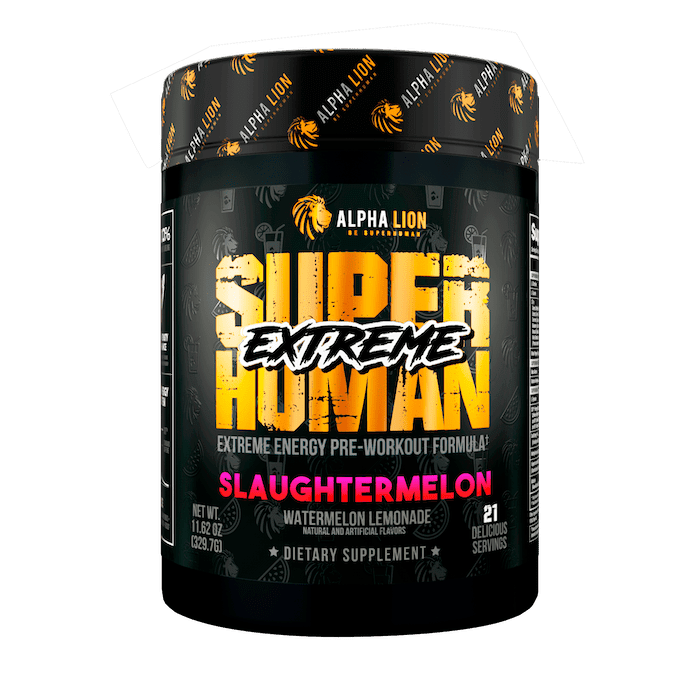 SUPERHUMAN® EXTREME - Extreme Energy Pre-Workout Formula  - Alpha Lion