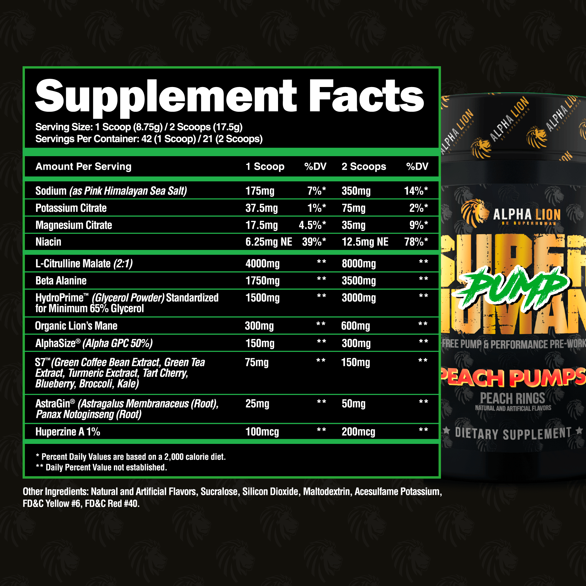 Supplement Fact