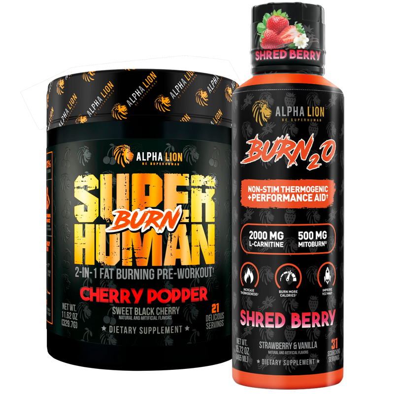 l carnitine alpha lion Stubborn Fat Loss Stack Shred Berry (Strawberry & Vanilla) / Dragon Punch (Dragon Fruit Punch)