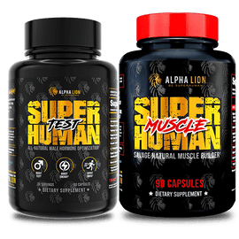 The Alpha Stack - (SuperHuman Muscle & SuperHuman Test). Default Title - Alpha Lion