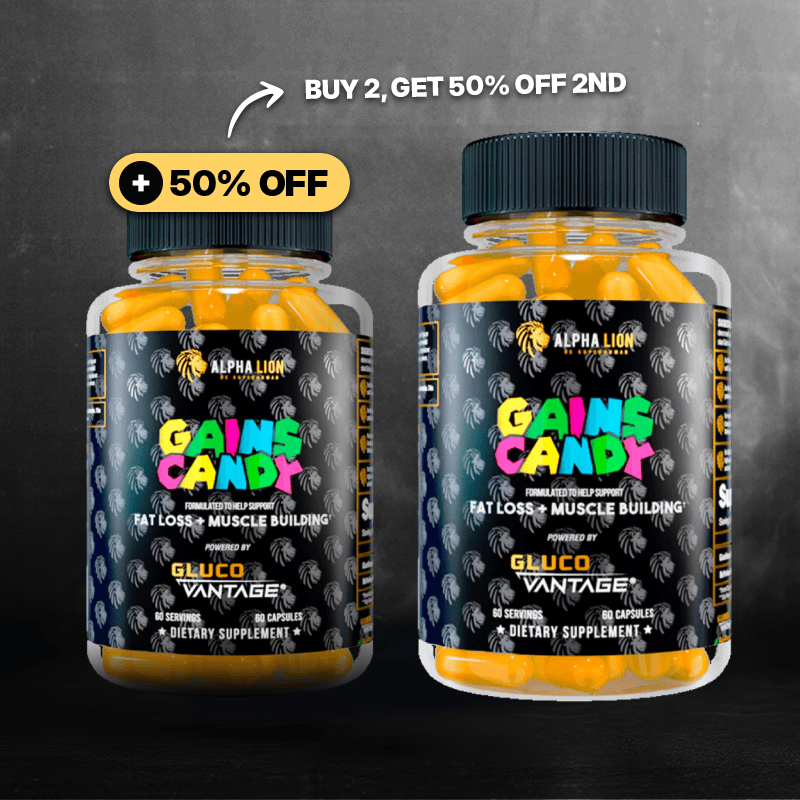 GAINS CANDY™ GLUCOVANTAGE®  - Insulin Mimicker For Fat Loss & Muscle Building - BOGO Offer Alphalion