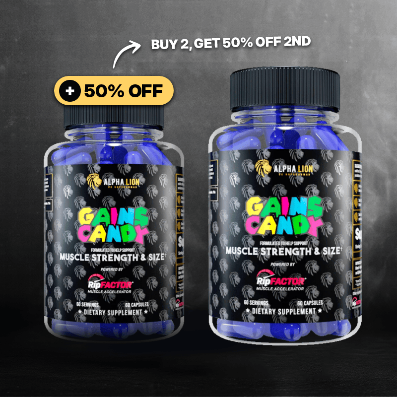 GAINS CANDY™ RIPFACTOR®  - Increase Muscle Strength & Size† - BOGO Offer Alphalion