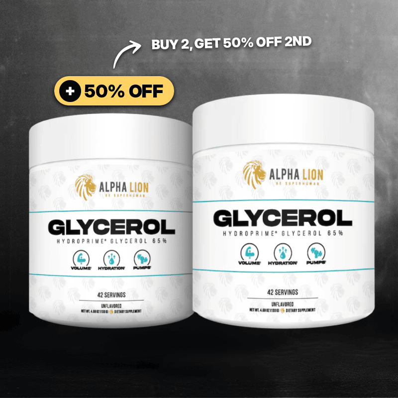 GLYCEROL - PUMPS. VOLUME. HYDRATION. - BOGO Offer Alphalion