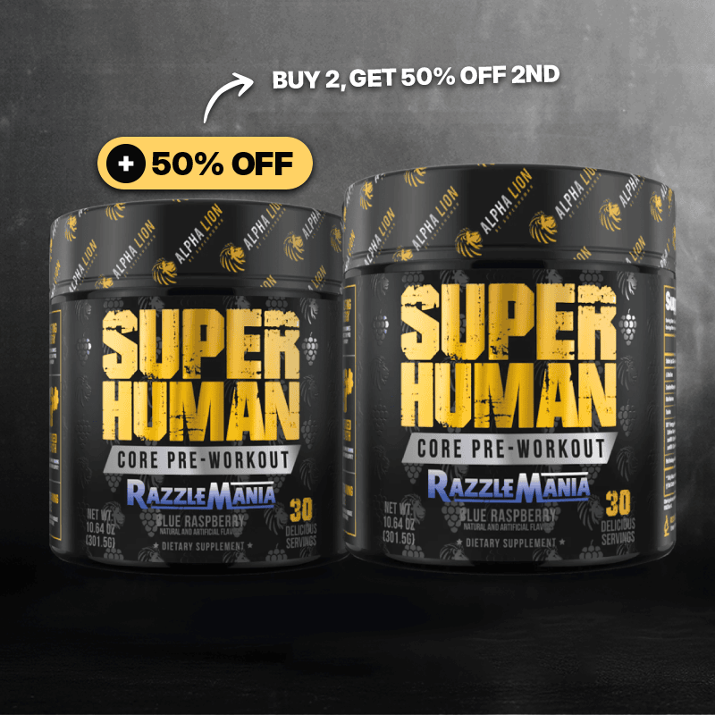 SUPERHUMAN® CORE - PRE-WORKOUT PERFORMANCE ESSENTIALS - BOGO Offer Alphalion