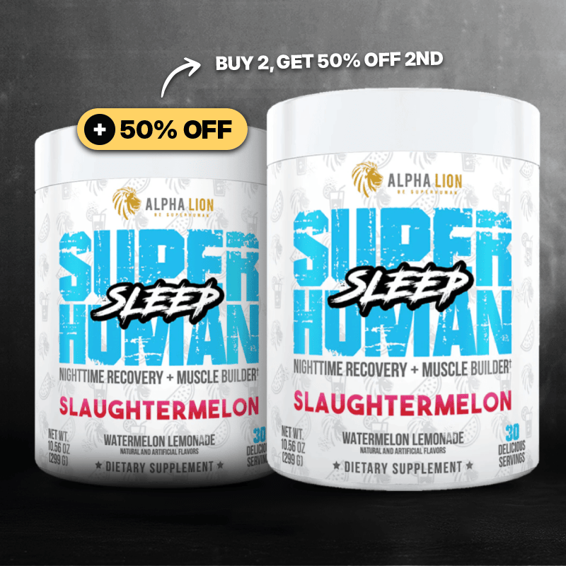 SUPERHUMAN SLEEP - PM Sleep Aid and Fat Burner† - BOGO Offer Alphalion