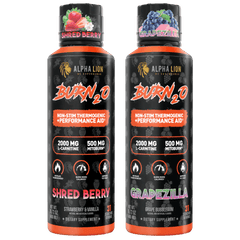 BURN2O 2x Pack Grapezilla / Shred Berry - Alpha Lion