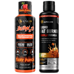 BURN2O 2x Pack Fiery Punch / Caramel Apple