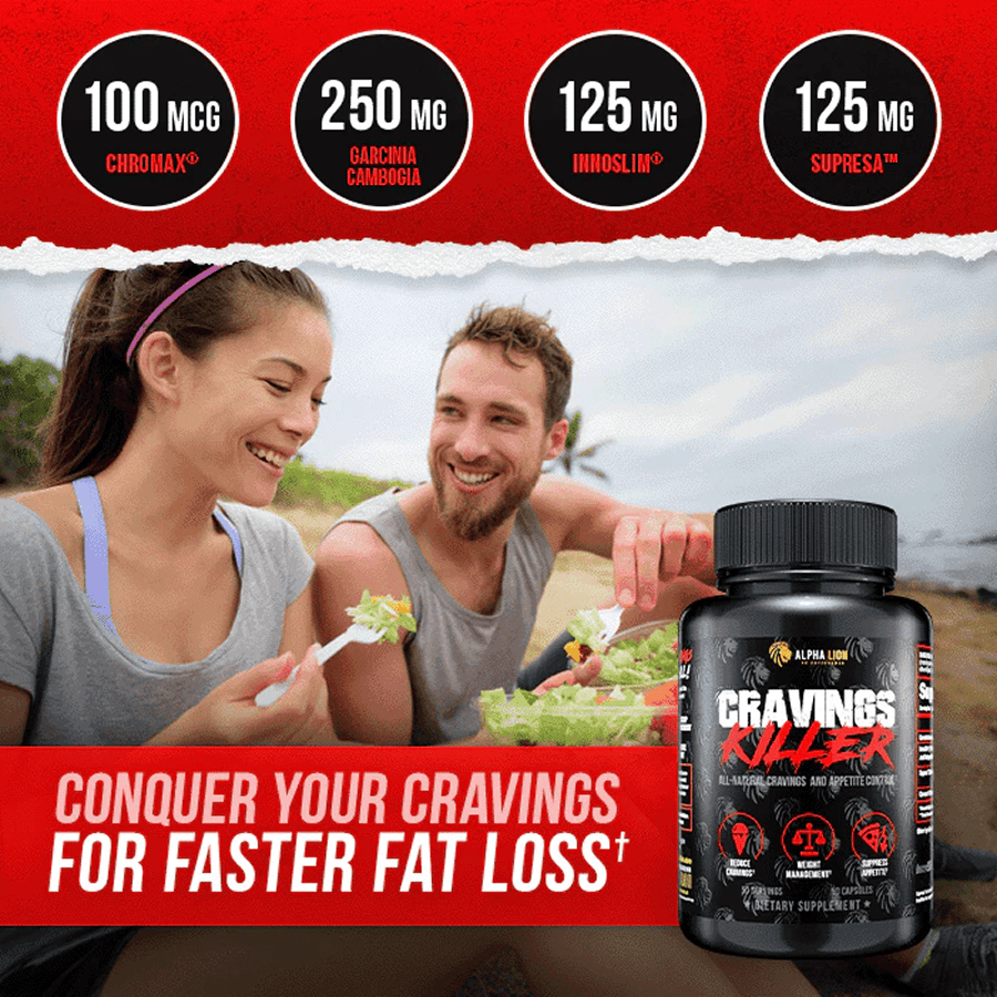 CRAVINGS KILLER - Appetite & Cravings Suppressant † - 8 Alphalion